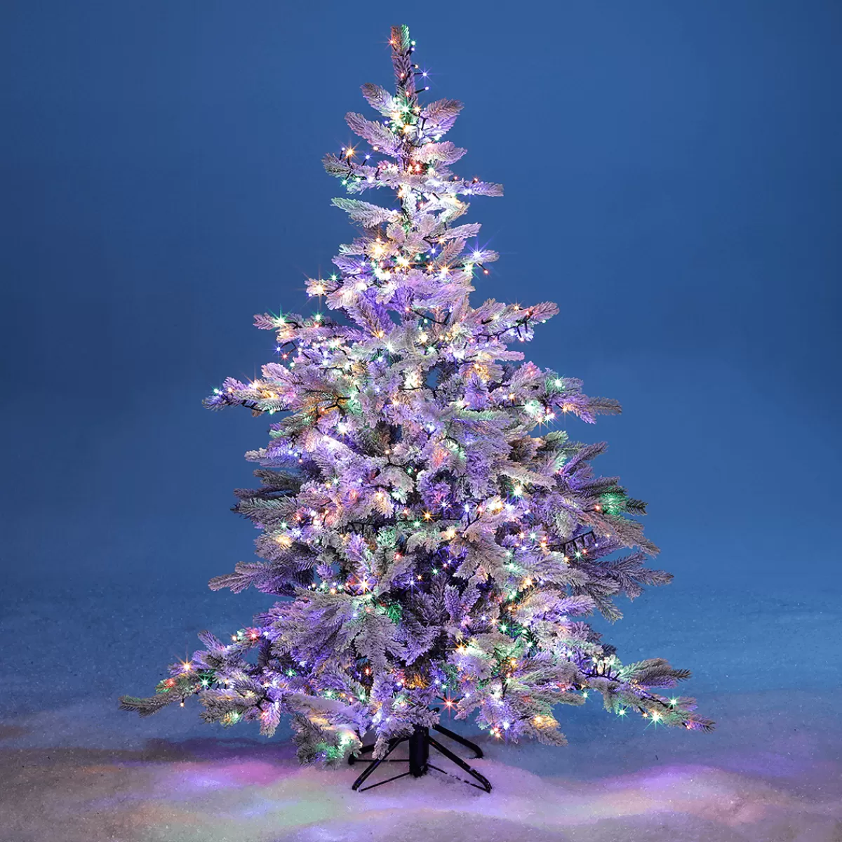 Discount DecoWoerner 3in1 Lichterkette: Bunt, Warm Gelb Oder Im Wechsel Blinkende LED Lichterkette Mit Timer, Für Außen, 16 M mehrfarbig