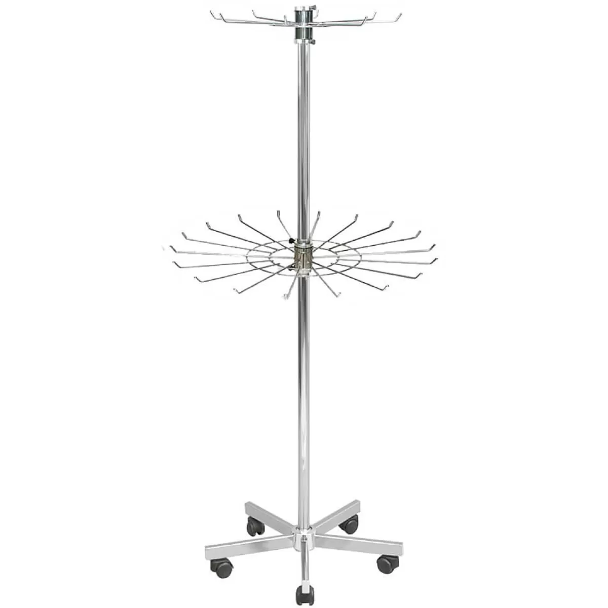 New DecoWoerner Accessoires-Ständer 173 Cm Hoch silber