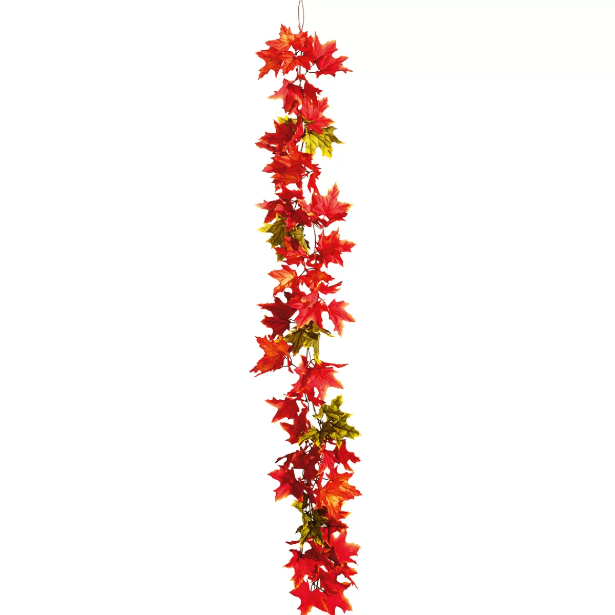 Cheap DecoWoerner Ahorn-Blätterranke - Grün 180 Cm rot