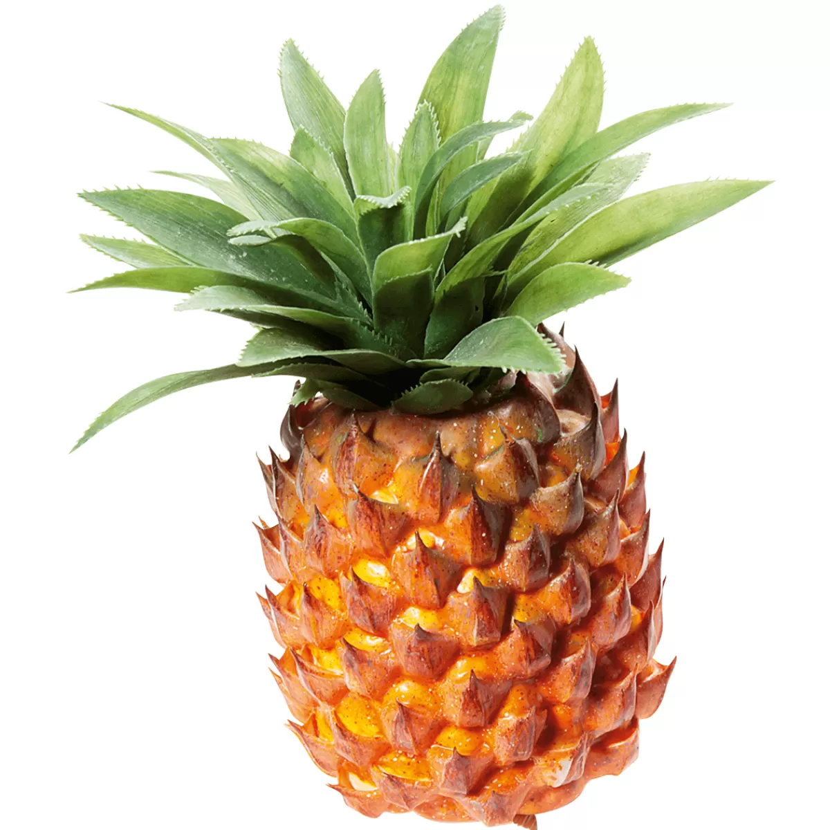 Discount DecoWoerner Ananas Lebensmittel-Attrappe 21 Cm orange