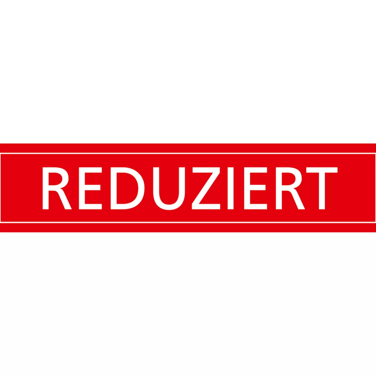 Online DecoWoerner Ankleber Transparent "REDUZIERT" 98 Cm Lang rot