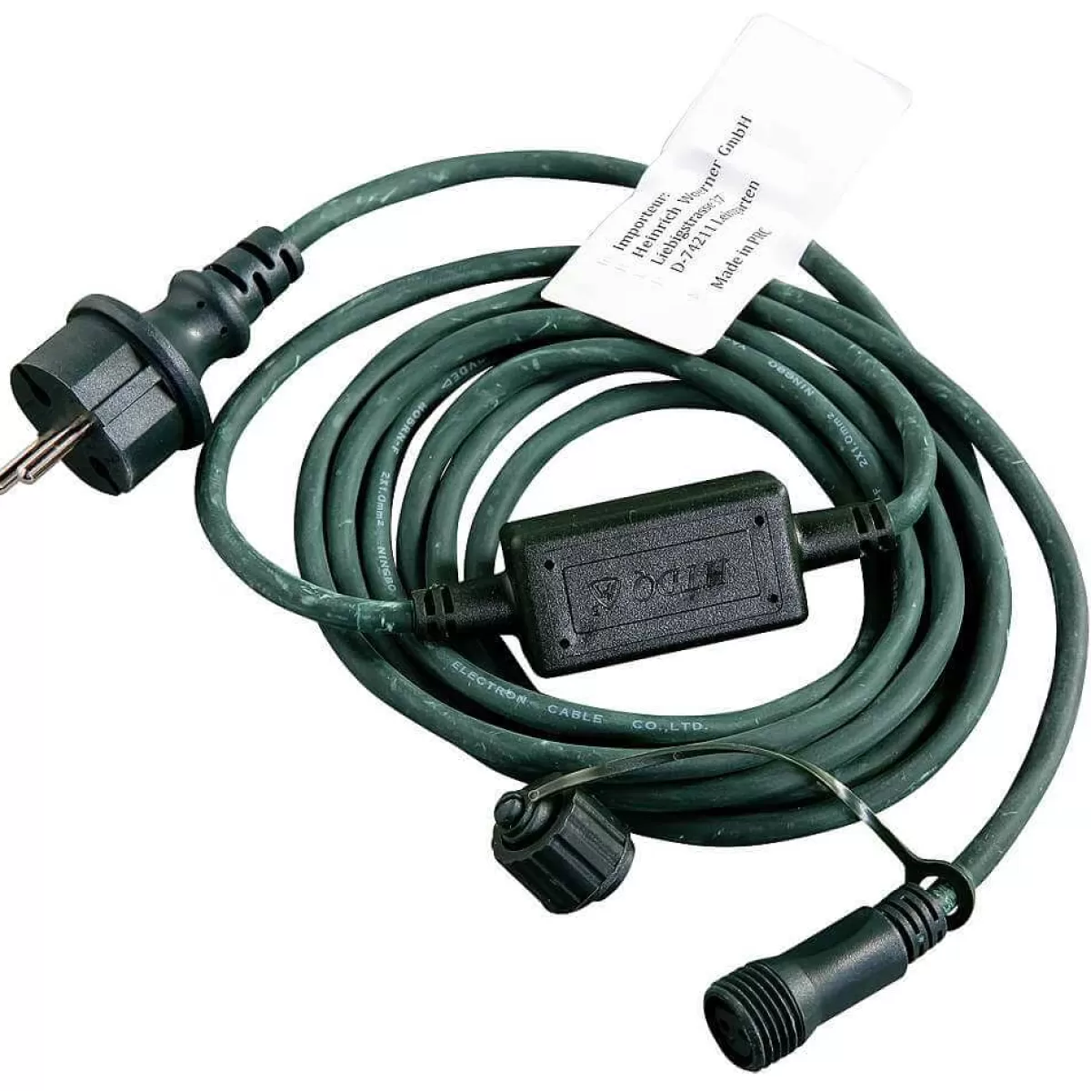 Sale DecoWoerner Anschlusskabel IP44 Für LED-Produkte System IP67, grün