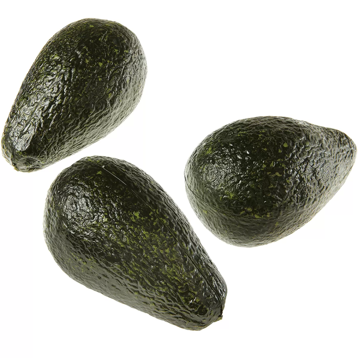 Sale DecoWoerner Avocado Lebensmittel-Attrappe, Pack à 3 Stück grün