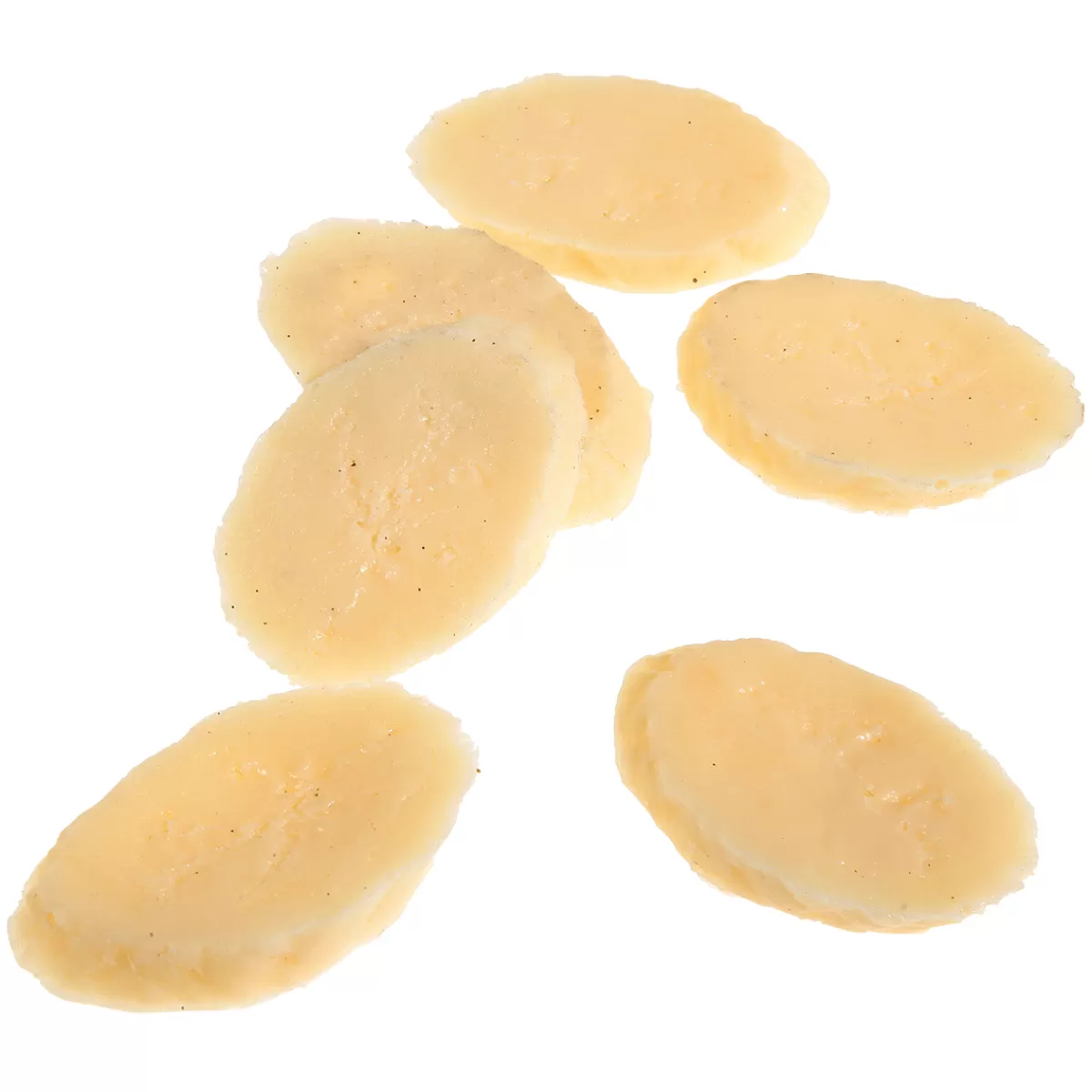 Flash Sale DecoWoerner Bananenscheiben Lebensmittel-Attrappe, Pack à 6 Stück Beige