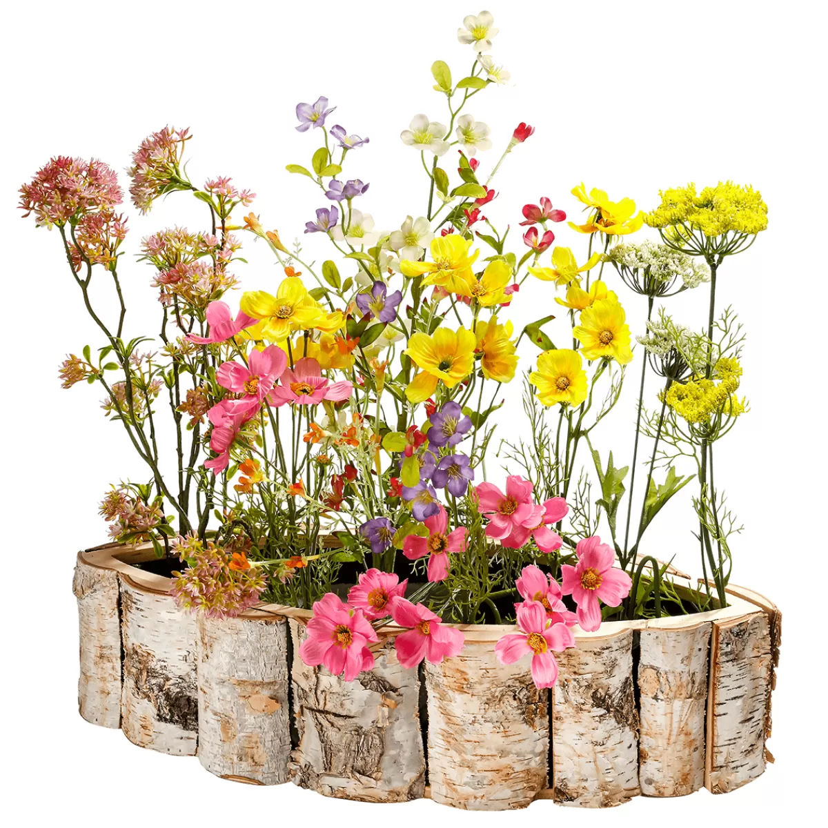 Sale DecoWoerner Blumenschale Birke 57 Cm Naturholz