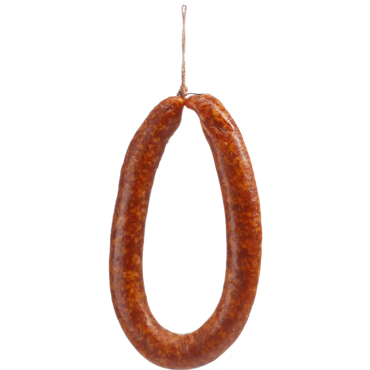 Outlet DecoWoerner Bratwurst Ring Lebensmittel-Attrappe 30 Cm braun