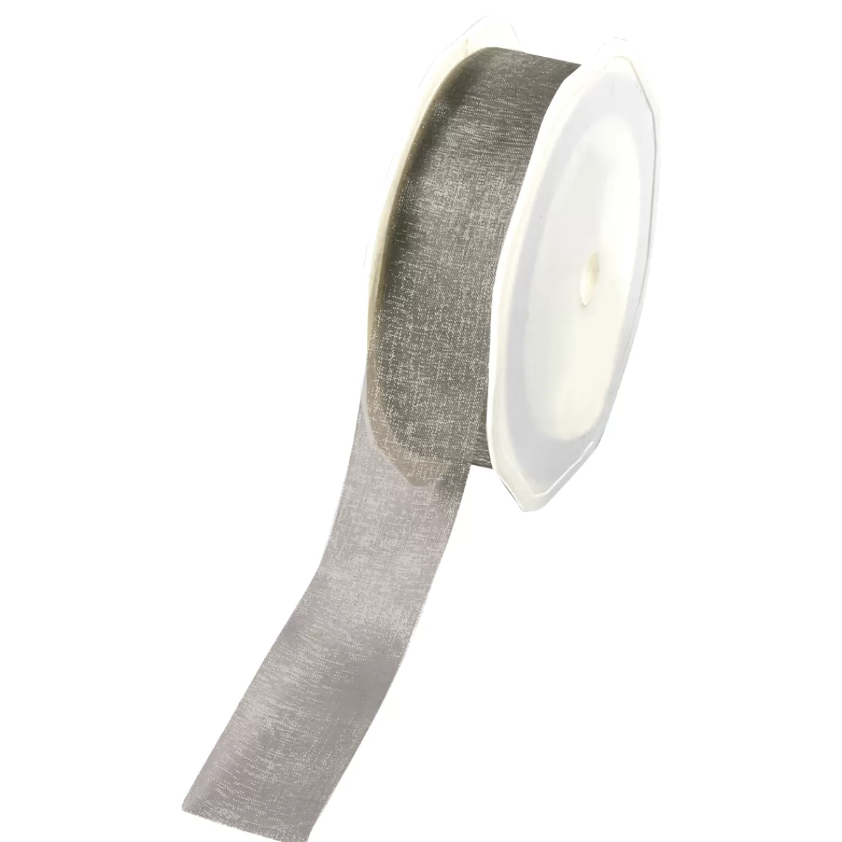 Outlet DecoWoerner Chiffonband 25 Mm, 25 M, silber