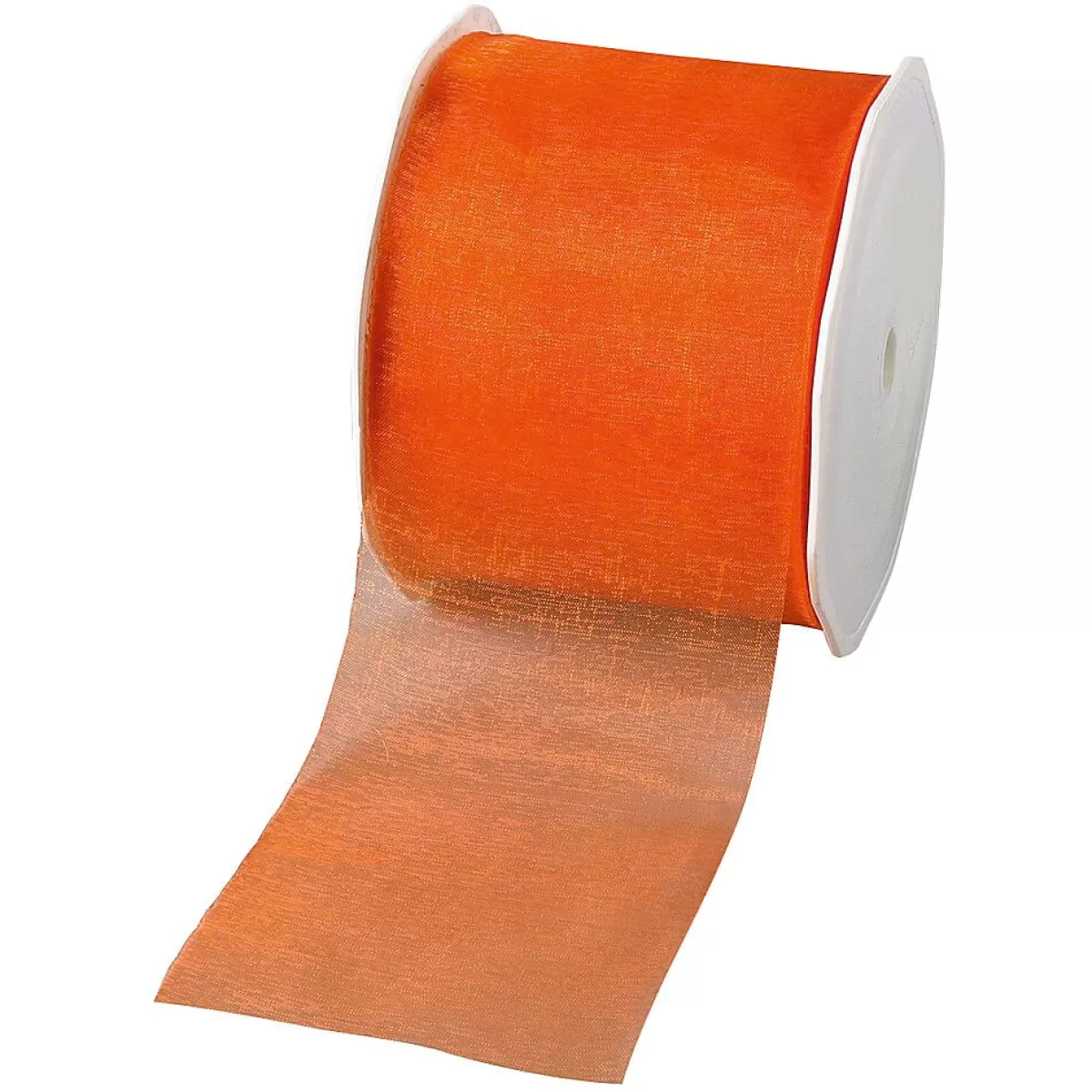 Outlet DecoWoerner Chiffonband 70 Mm, 25 M, orange