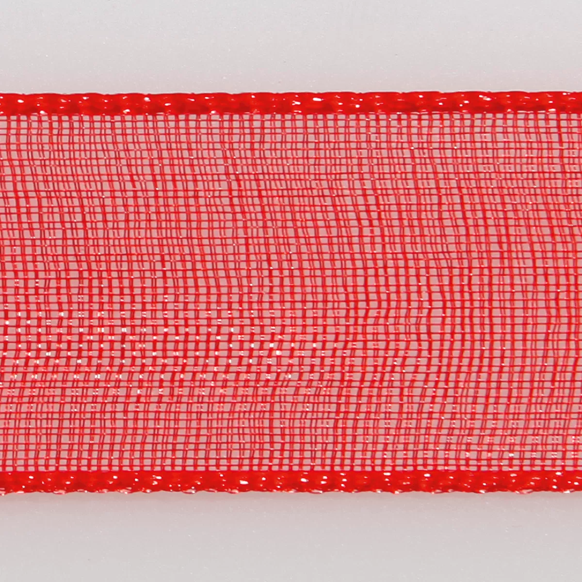 Cheap DecoWoerner Chiffonband Mit Webkante 15mm X 50m rot