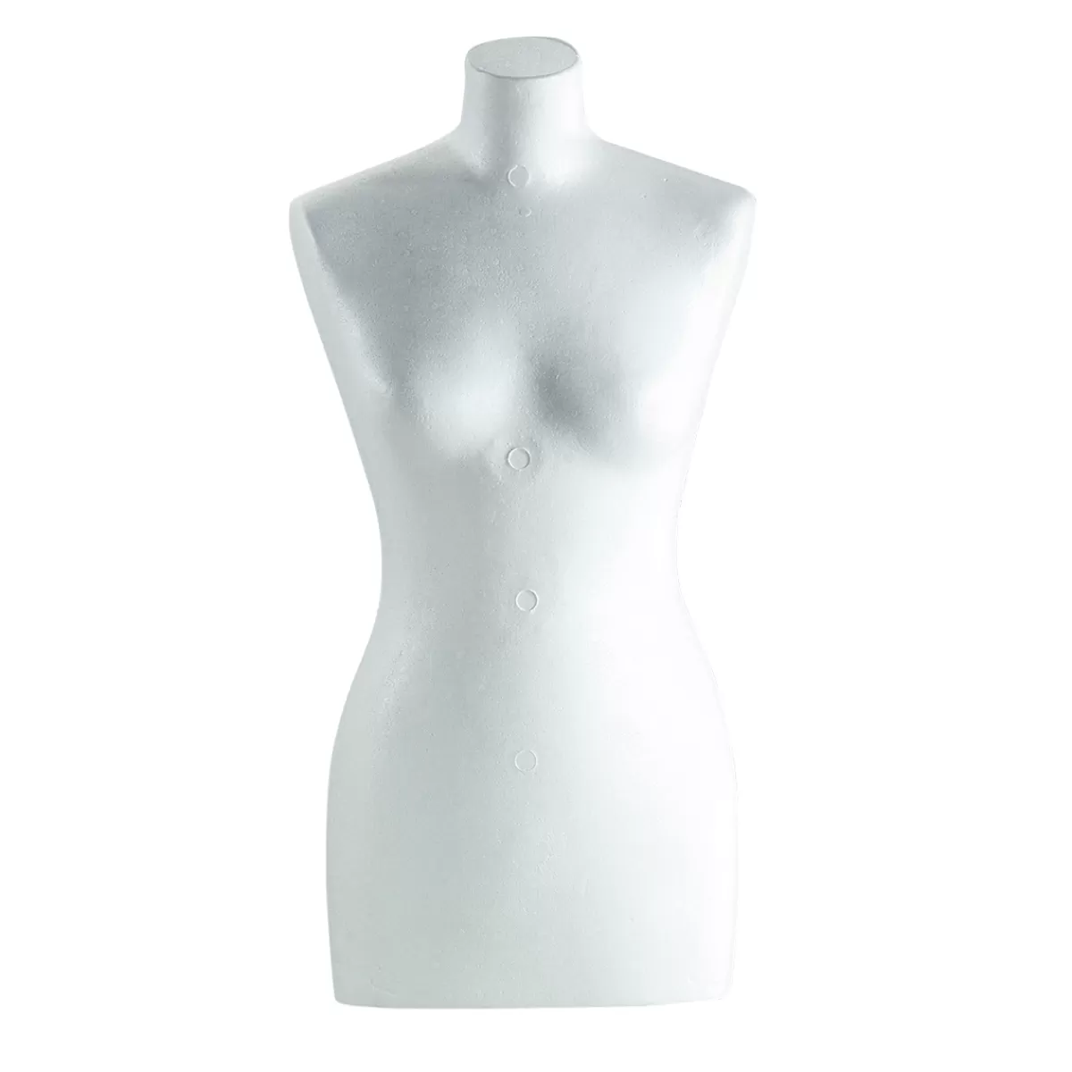 New DecoWoerner Damen-Styroportorso 72 Cm weiß