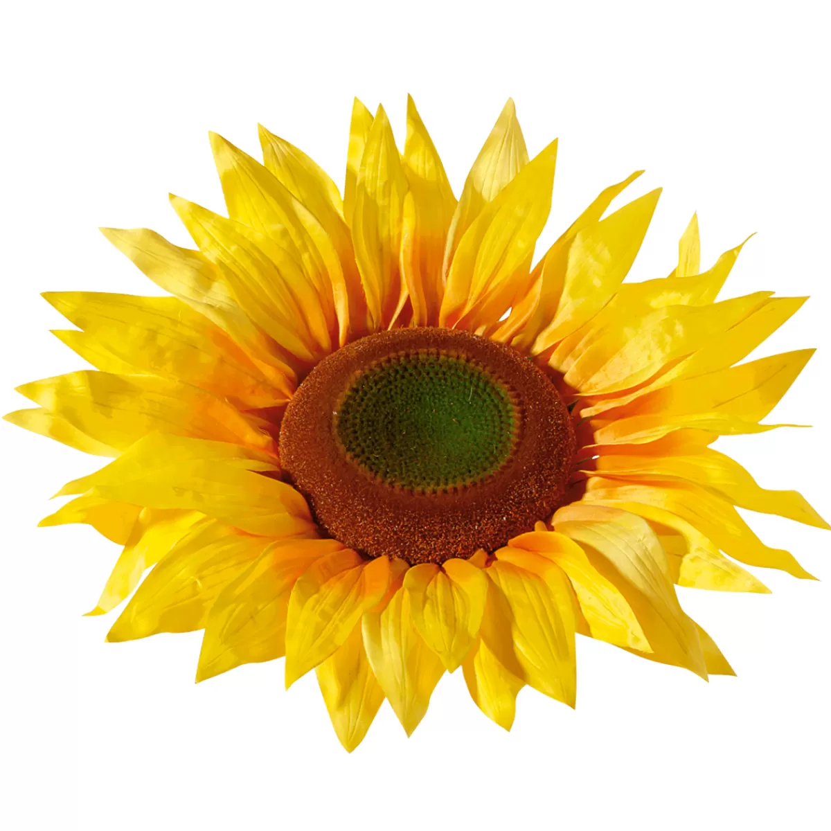 Cheap DecoWoerner Deko Blumenkopf Sonnenblume, 60 Cm Ø gelb