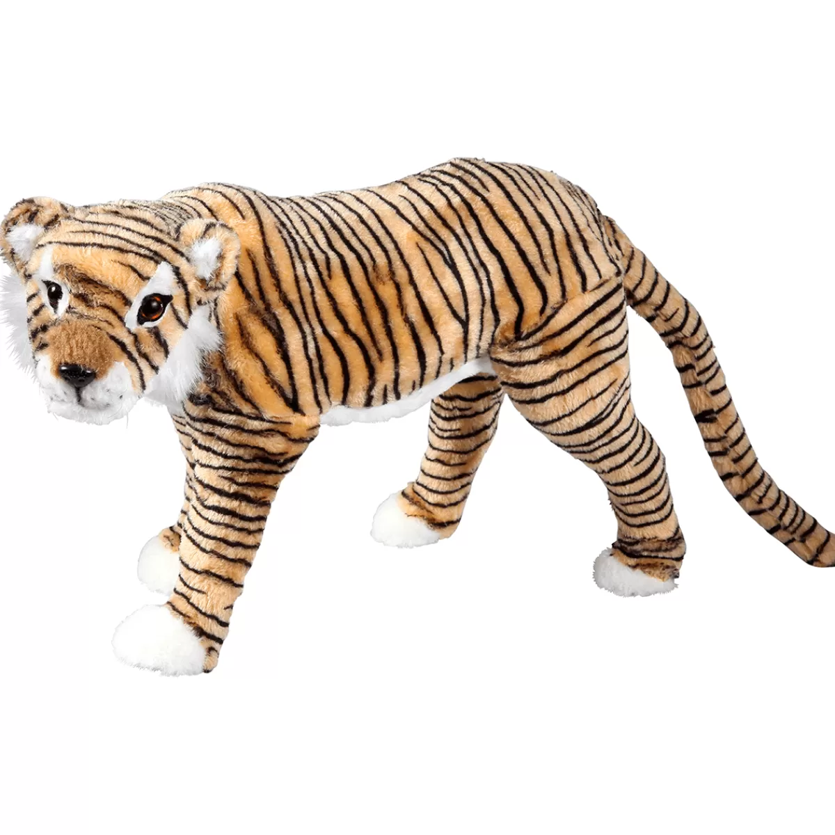 Flash Sale DecoWoerner Deko Figur Tiger 28 X 46 Cm braun