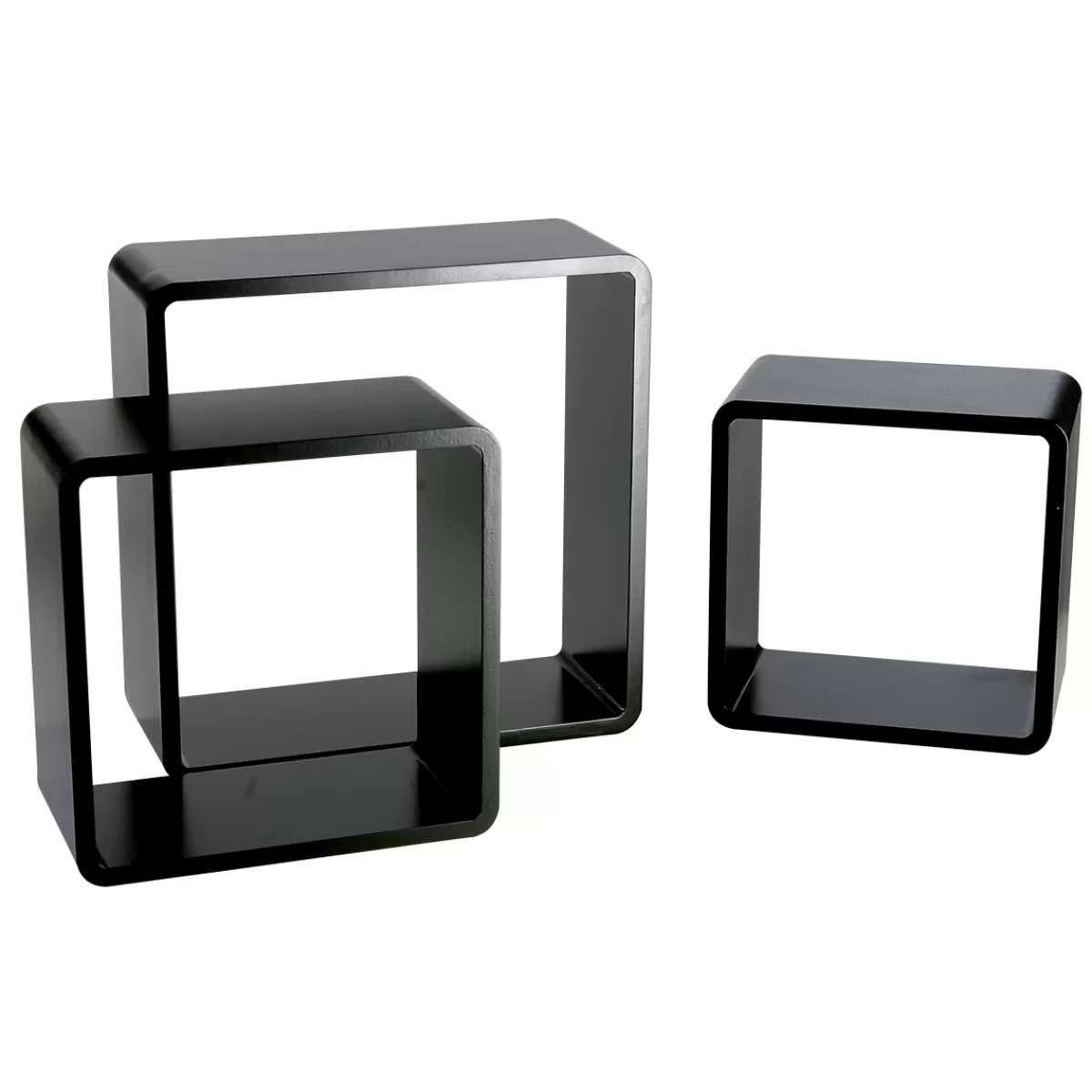 Hot DecoWoerner Deko Regal Set "Cube" schwarz