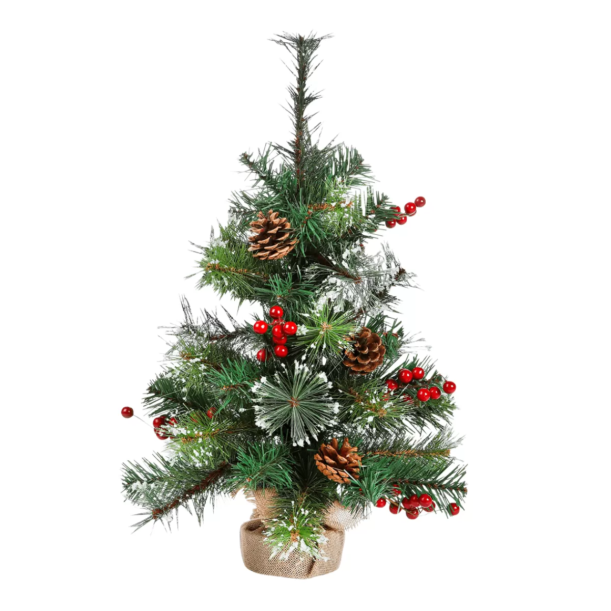 Discount DecoWoerner Deko Tannenbaum 60 Cm Im Jutesäckchen grün