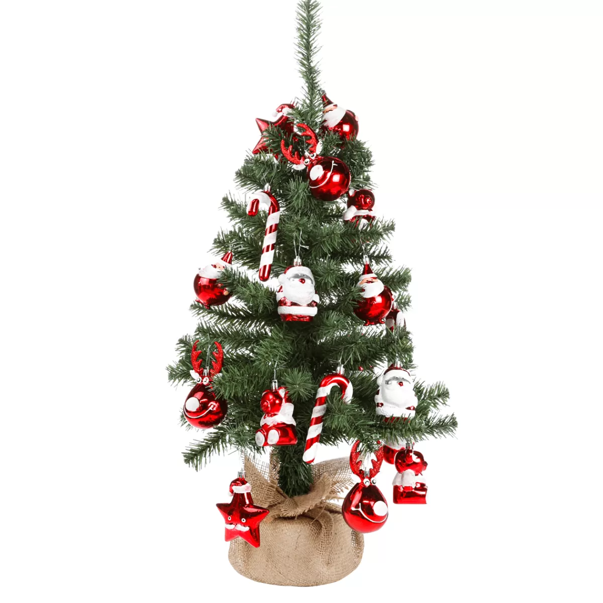 Shop DecoWoerner Deko Tannenbaum 75 Cm Mit Figuren grün