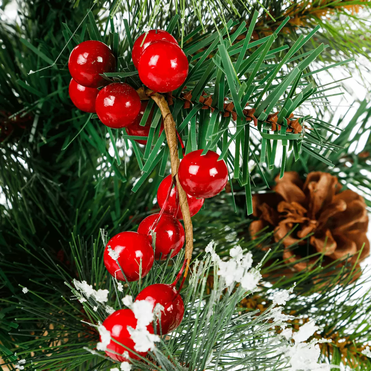 New DecoWoerner Deko Tannenbaum Im Jutesäckchen 45 Cm grün