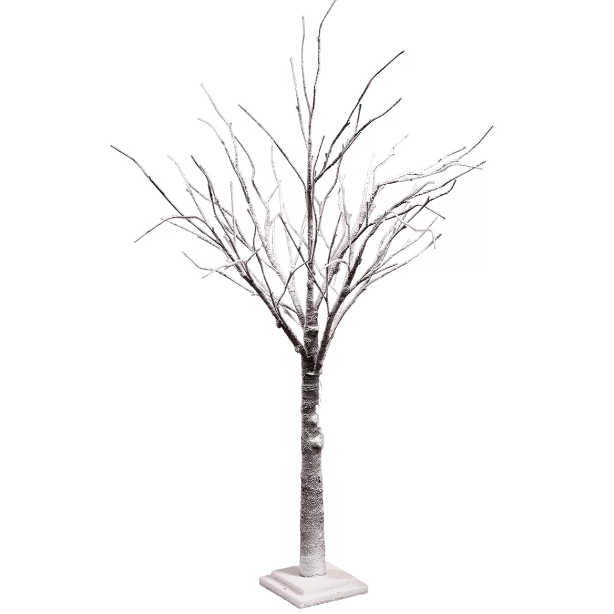 Best DecoWoerner Deko-Baum Beschneit 125 Cm braun