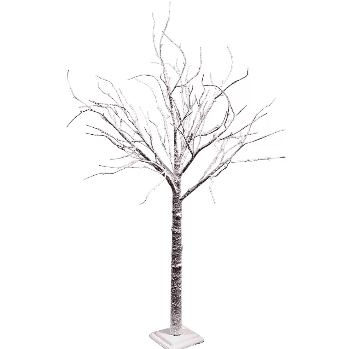 New DecoWoerner Deko-Baum Beschneit 160 Cm braun