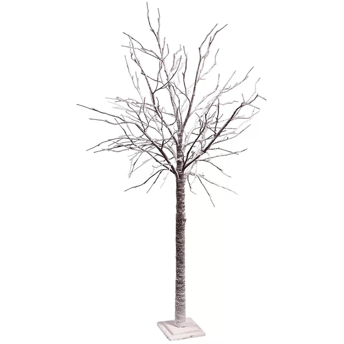 Fashion DecoWoerner Deko-Baum Beschneit 210 Cm braun