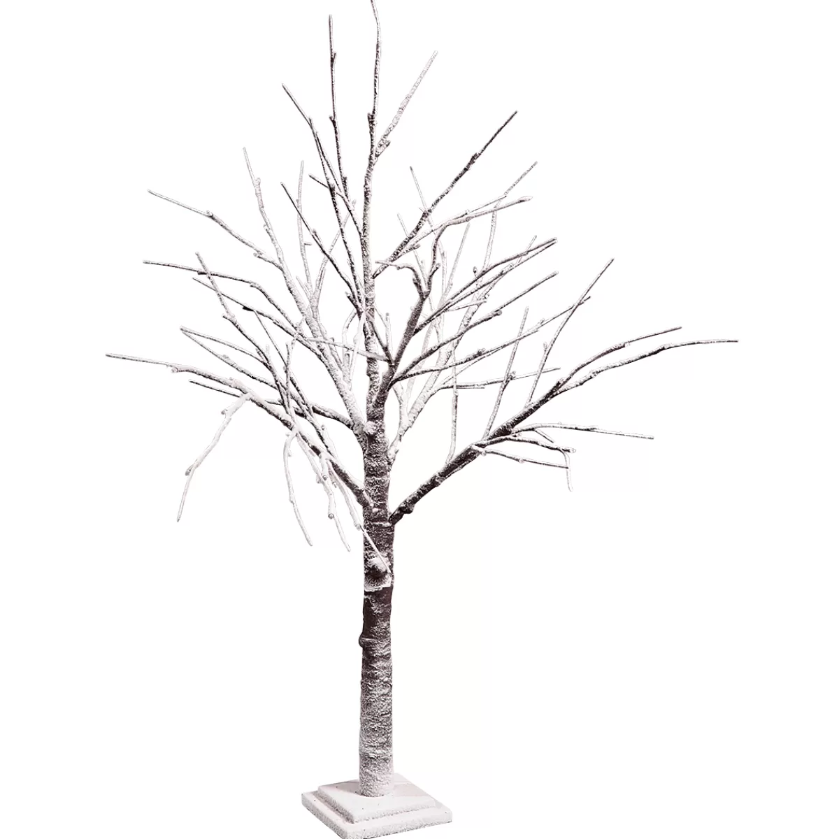 Store DecoWoerner Deko-Baum Beschneit 70 Cm braun