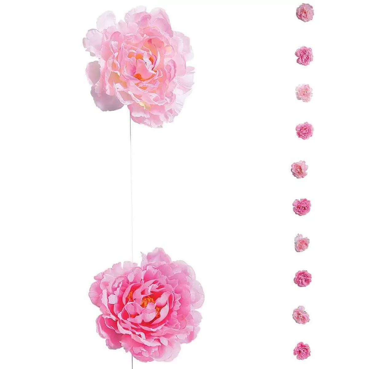 Online DecoWoerner Dekokette Blüten, 180 Cm rosa