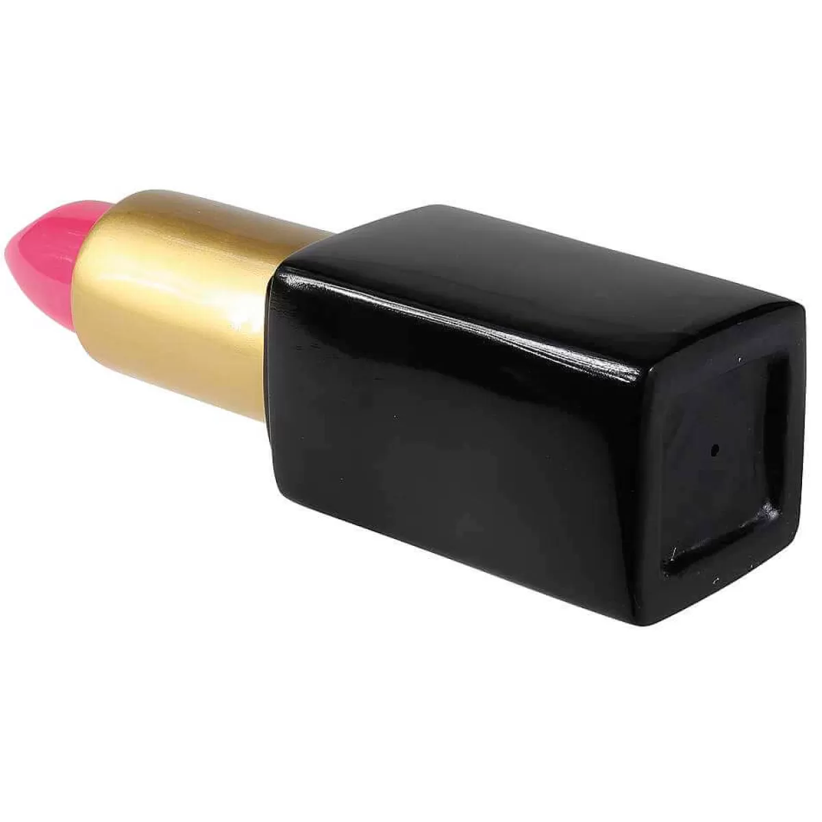 Shop DecoWoerner Deko-Lippenstift 60 Cm, Pink-gold-schwarz rosa