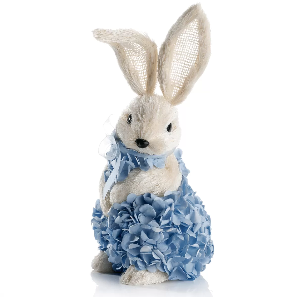 Best DecoWoerner Deko-Osterhase Im Hortensienkleid 30 Cm blau