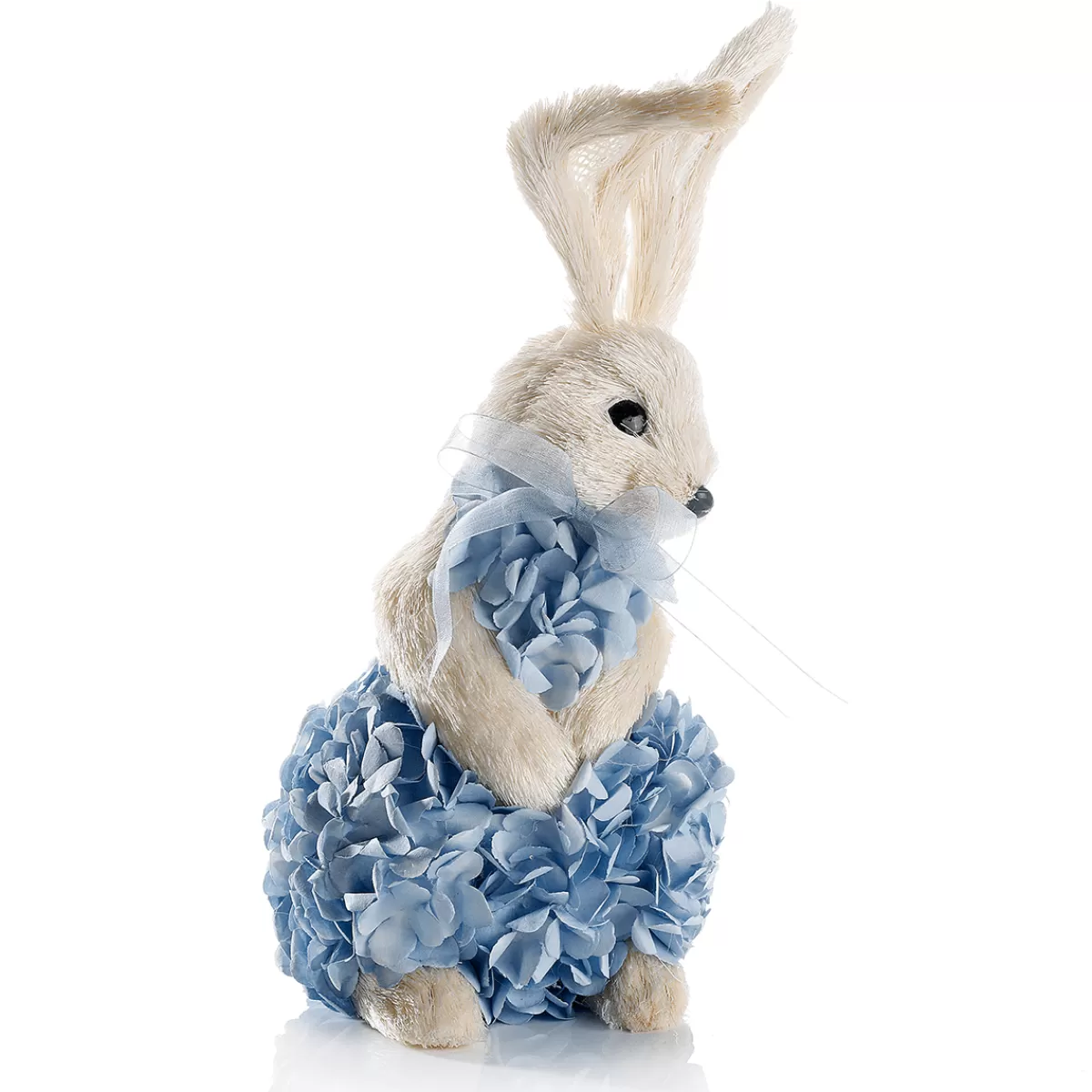 Best DecoWoerner Deko-Osterhase Im Hortensienkleid 30 Cm blau