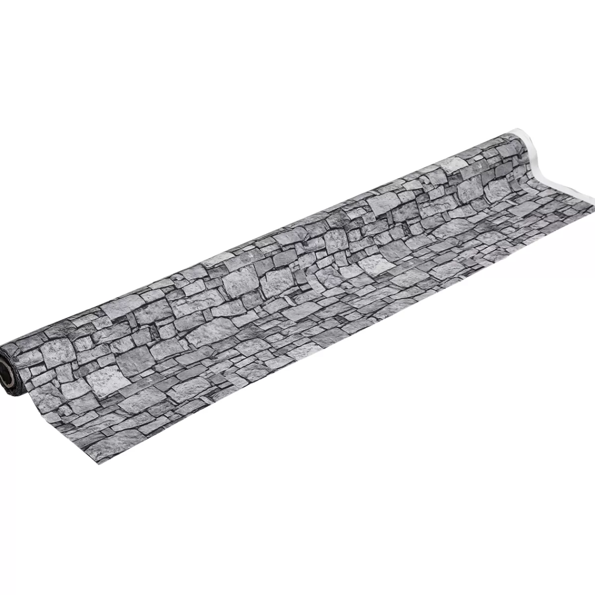 Best Sale DecoWoerner Dekostoff “Steinwand“, 140 Cm Breit, Grau