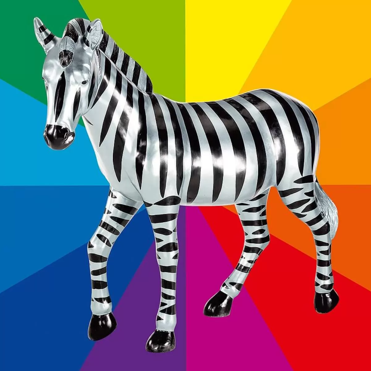 Sale DecoWoerner Deko-Zebra 190 Cm Lang, Wunschfarbe