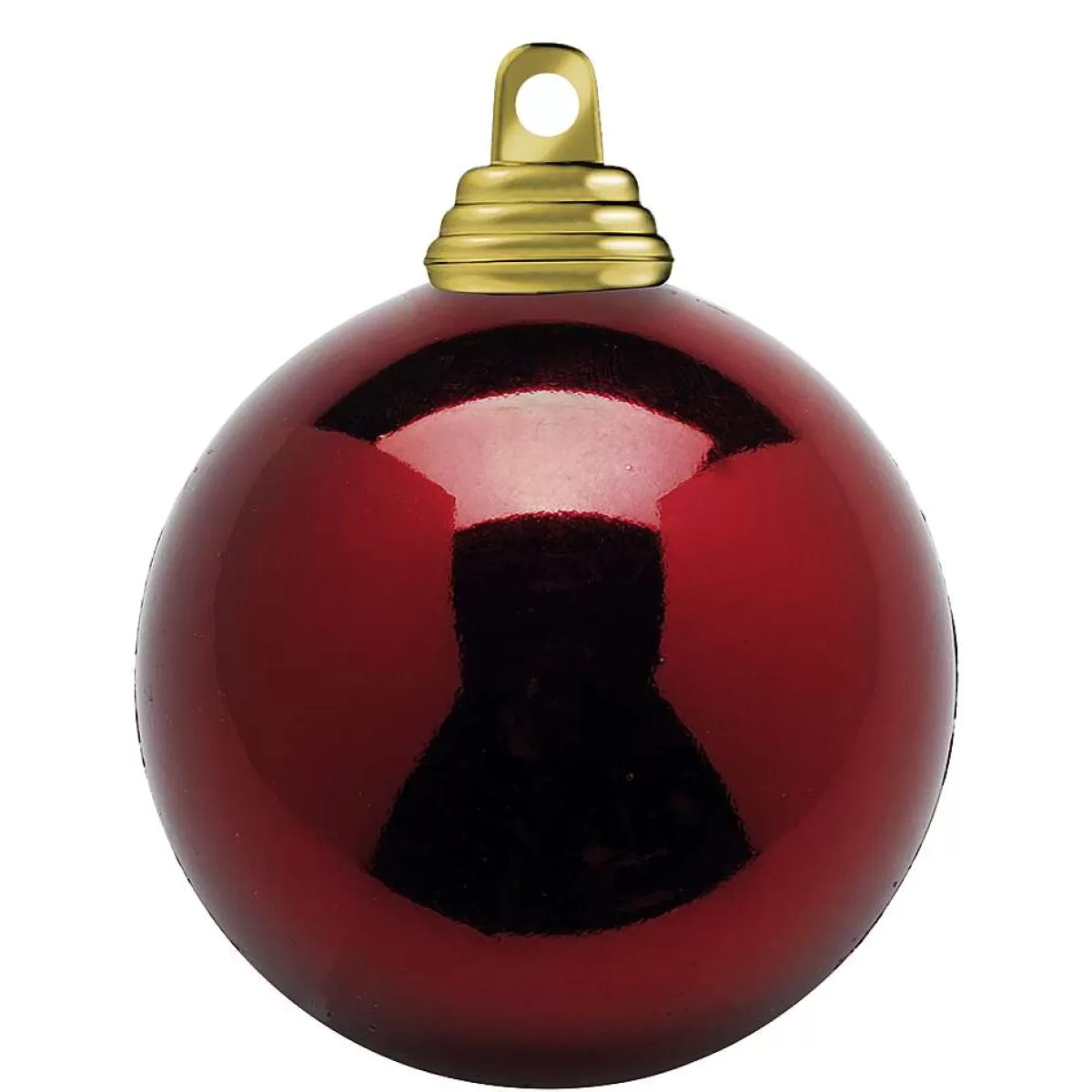 Online DecoWoerner Dunkele, Glänzende Weihnachtskugeln Aus Schwer Entflammbarem Kunststoff, 6 Cm Ø – 24 Stück rot