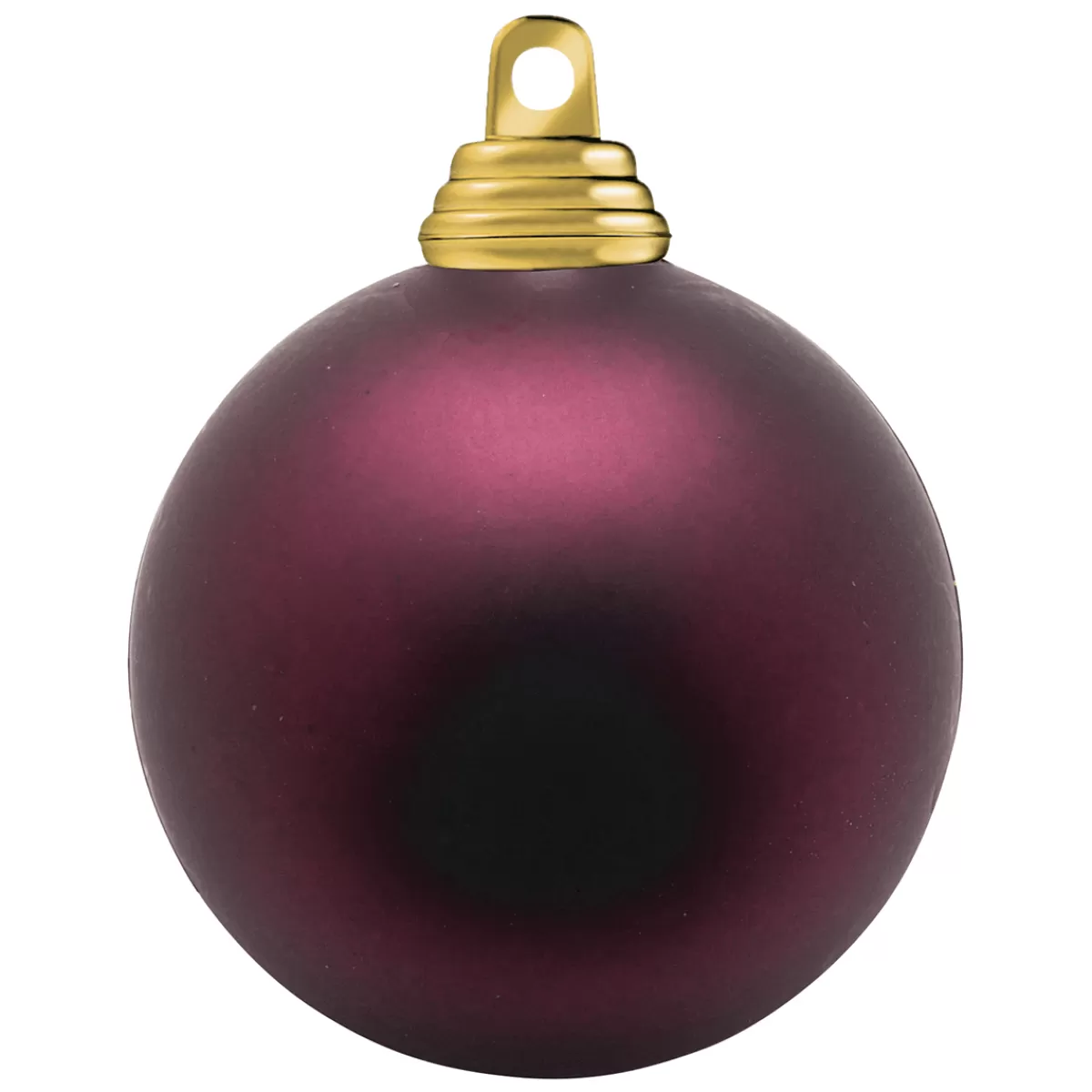 Discount DecoWoerner Dunkele, Matte Weihnachtskugeln Aus Schwer Entflammbarem Kunststoff, 6 Cm Ø – 24 Stück rot