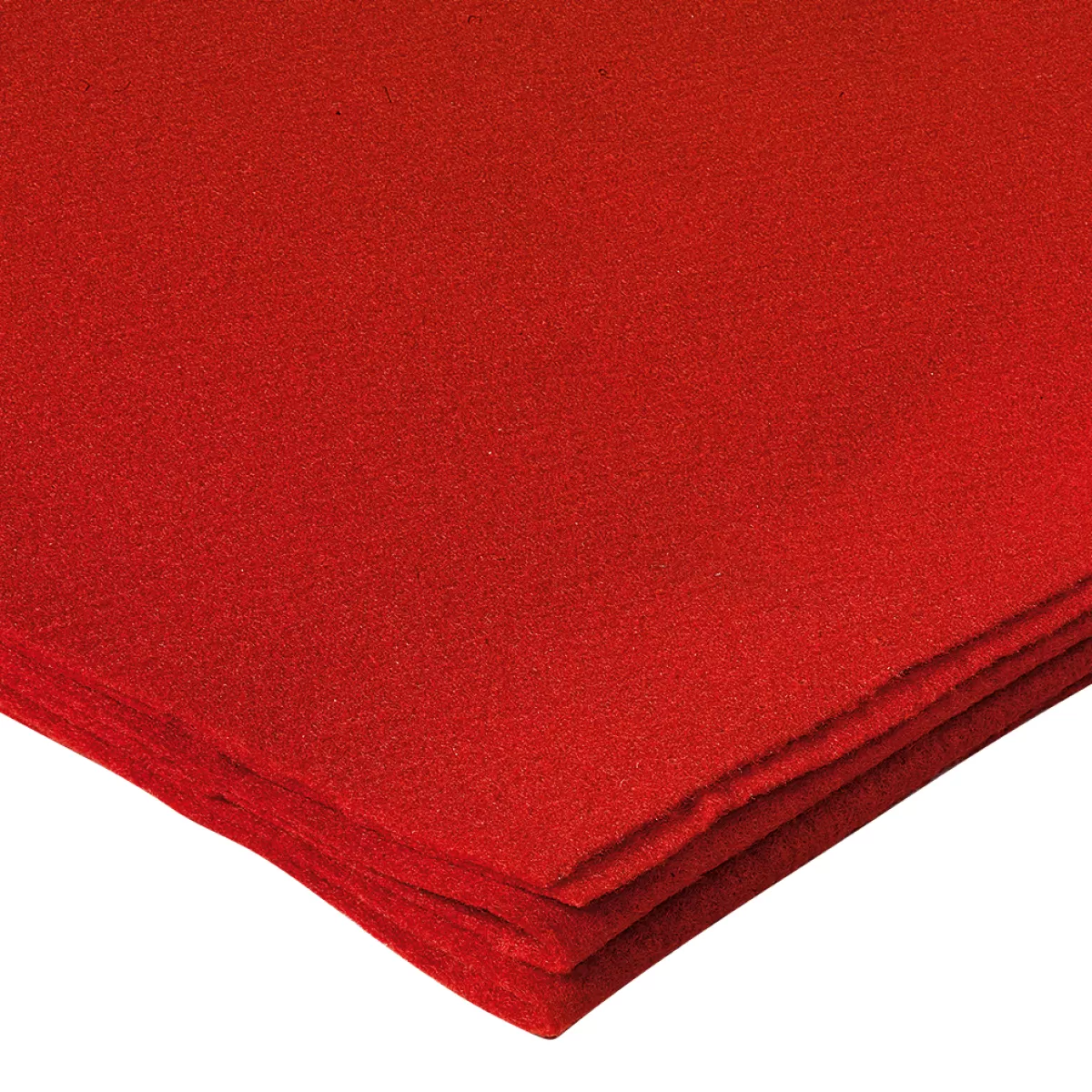 Fashion DecoWoerner Filz Stoff, , 1,5 Mm, 180 Cm rot