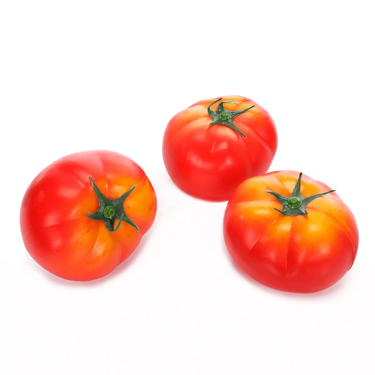 Flash Sale DecoWoerner Fleisch-Tomaten Set 3 Stück Lebensmittel Attrappen -gelb rot