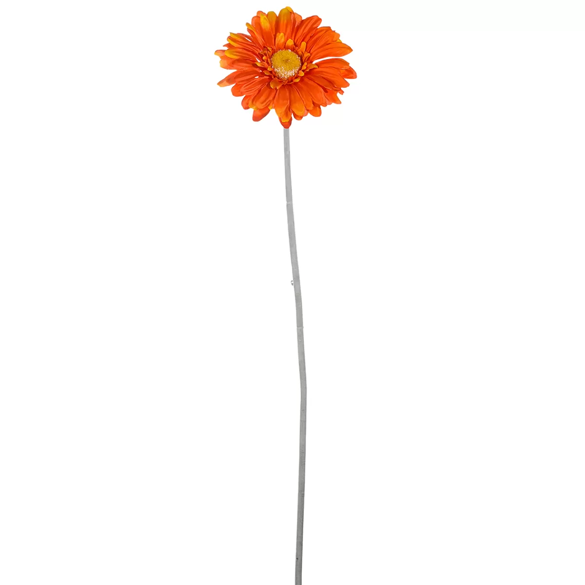 Discount DecoWoerner Gerbera-Kunstblumen , Pack á 2 Stück orange