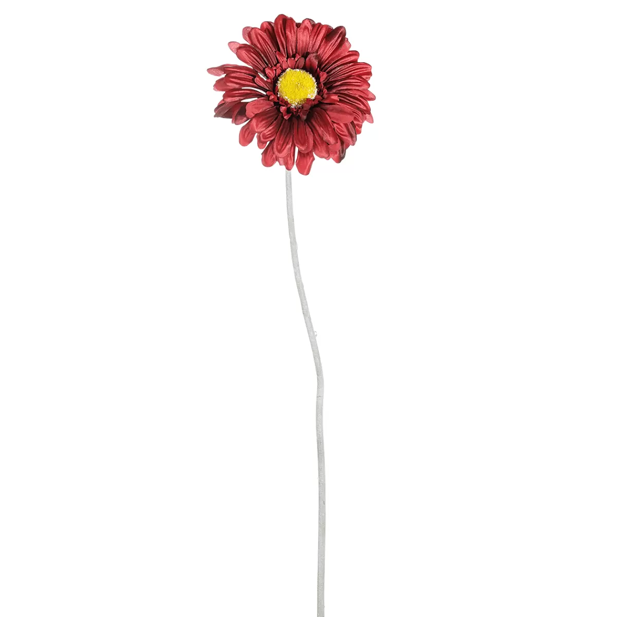 New DecoWoerner Gerbera-Kunstblumen , Pack à 2 Stück rot