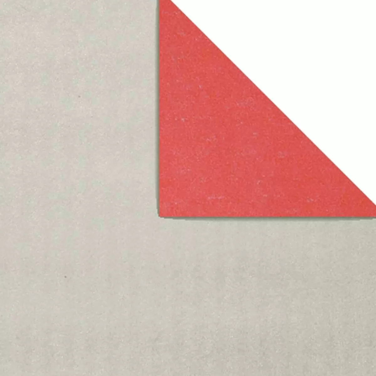 Fashion DecoWoerner Geschenkpapier Bicolor Secare Rolle 50 Cm, 100 M, Silber rot