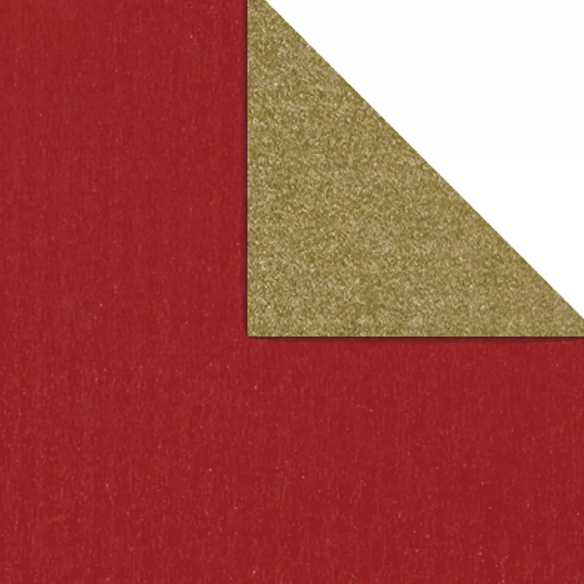 Shop DecoWoerner Geschenkpapier Bicolor Secare Rolle 70 Cm, 250 M, /gold rot