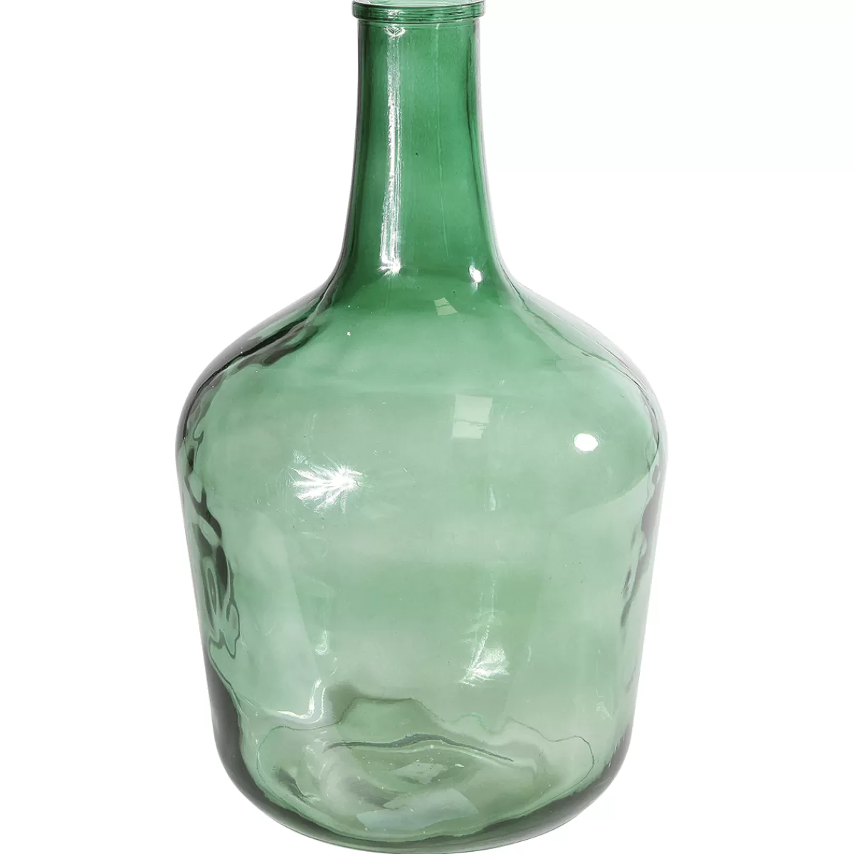 Fashion DecoWoerner Glasflasche Ballonvase 45 Cm grün