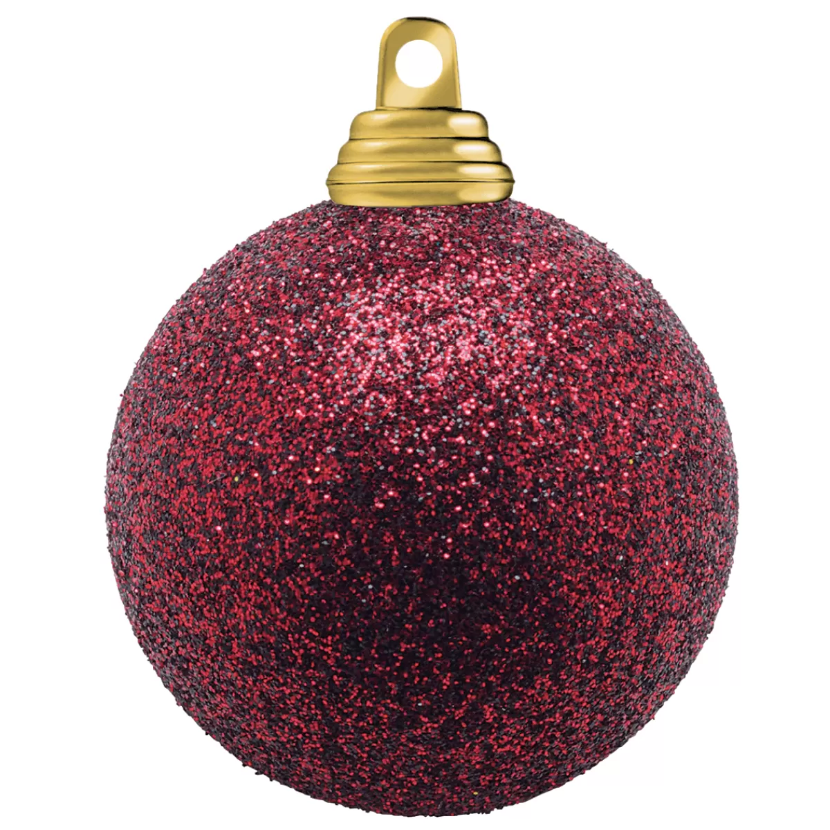 Cheap DecoWoerner Glitzer-Weihnachtskugeln In Dunkel Aus Kunststoff, 6 Cm Ø – 6 Stück rot