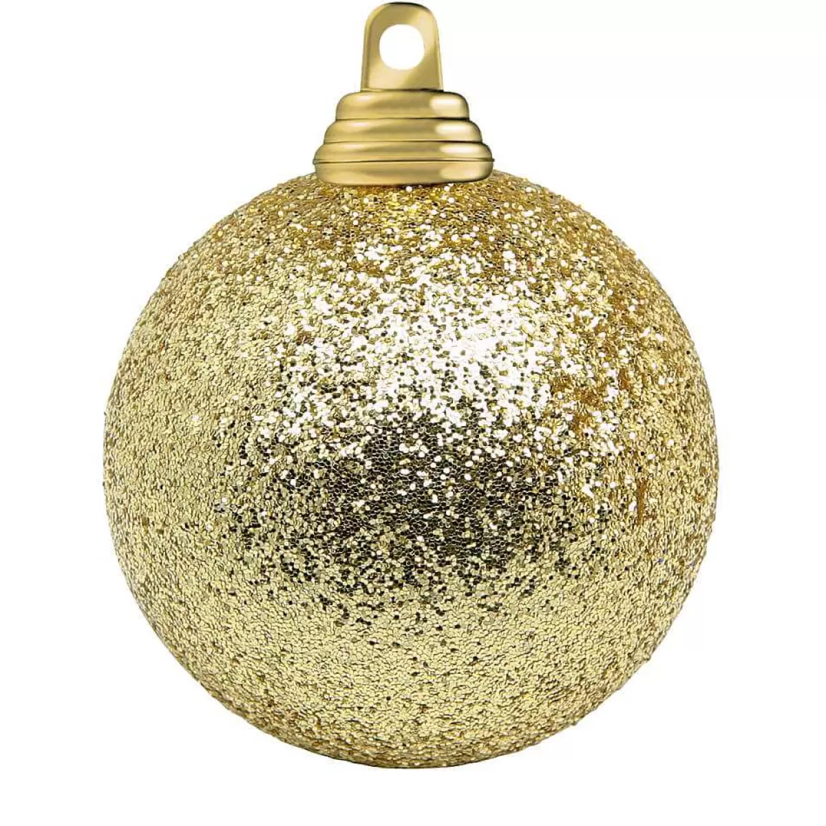 Discount DecoWoerner Glitzer-Weihnachtskugeln In Aus Kunststoff, 6 Cm Ø – 6 Stück gold