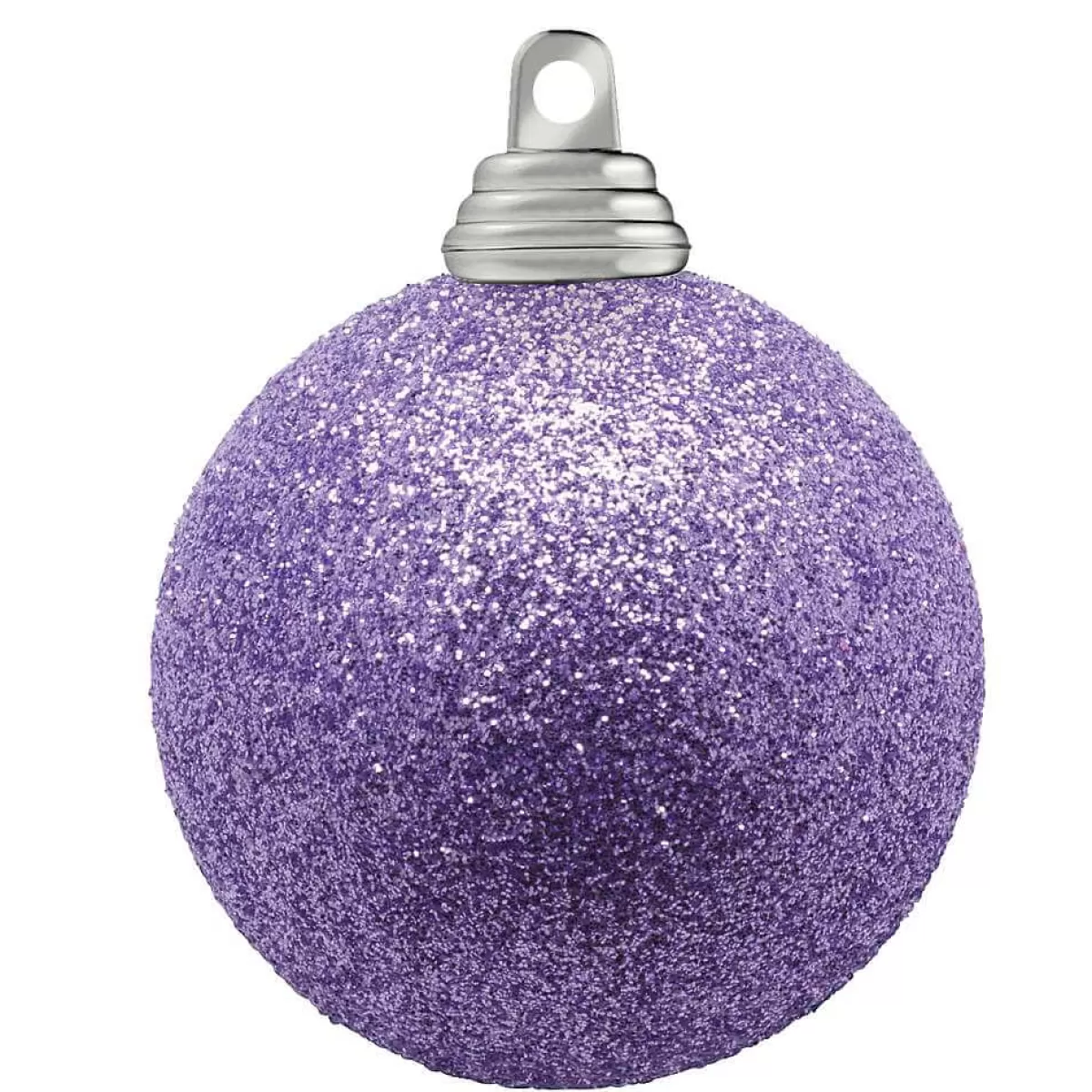 Cheap DecoWoerner Glitzer-Weihnachtskugeln In Lavendel Aus Kunststoff, 6 Cm Ø – 6 Stück violett