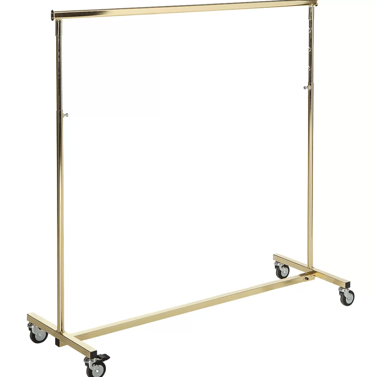 Shop DecoWoerner Höhenverstellbarer Konfektionsständer Messing, 140 Cm Breit gold