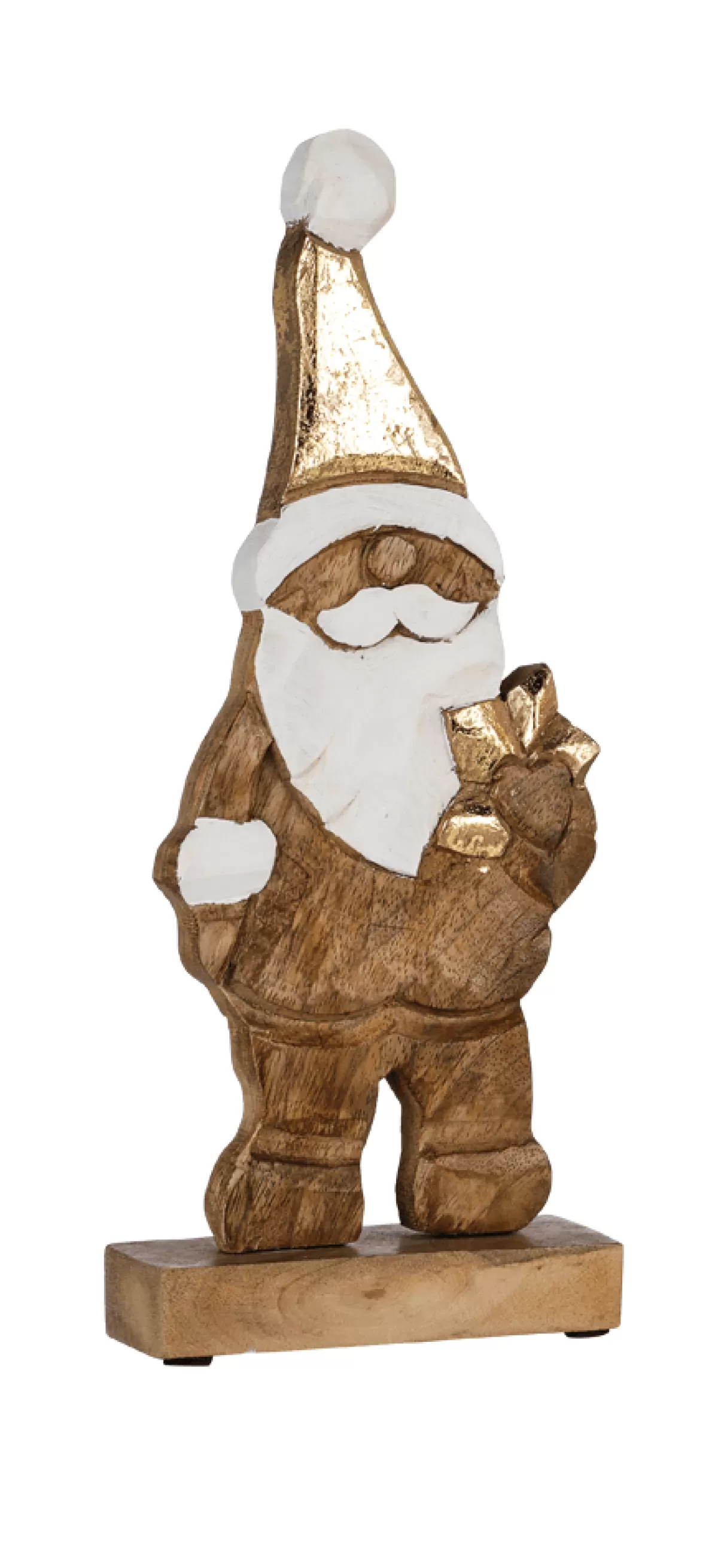 Clearance DecoWoerner Holz-Aufsteller "Nikolaus" 32 Cm Hoch braun