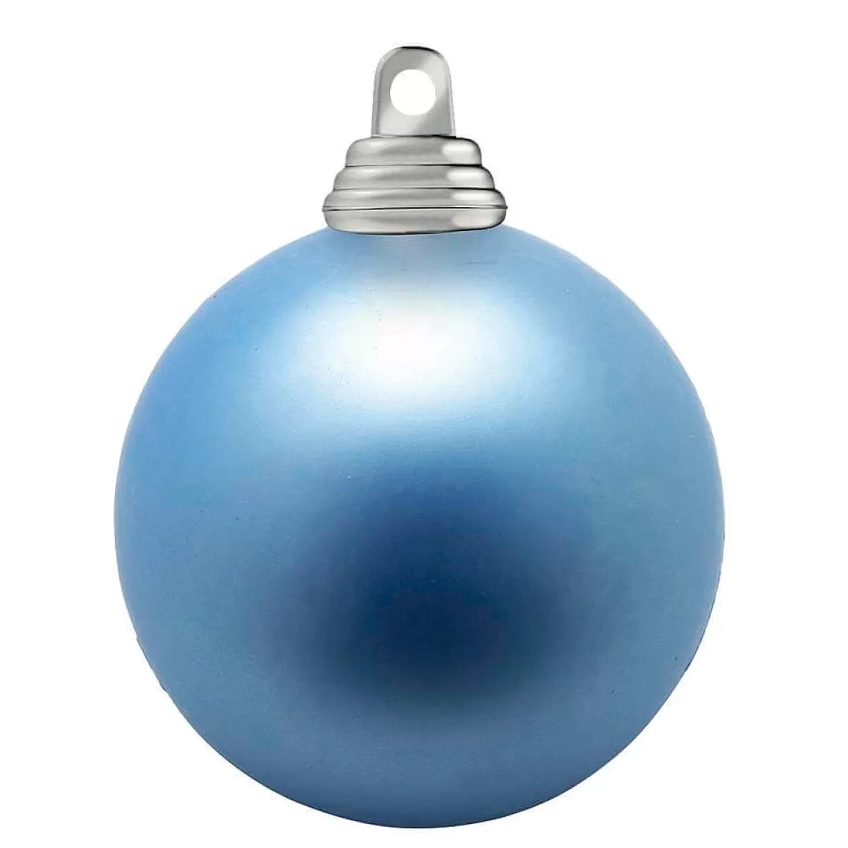 Hot DecoWoerner Jeanse, Matte Weihnachtskugeln Aus Schwer Entflammbarem Kunststoff, 6 Cm Ø – 24 Stück blau