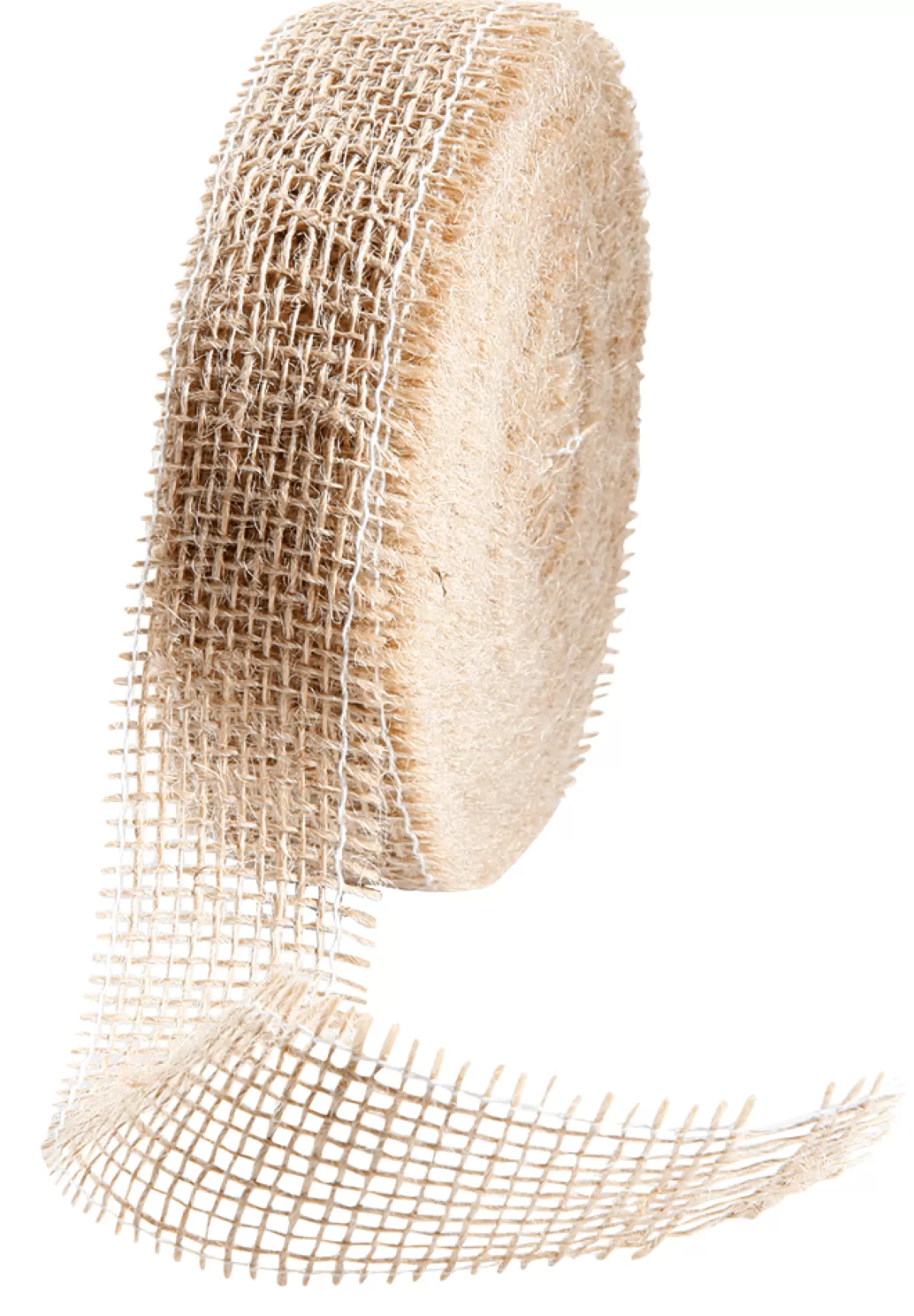 New DecoWoerner Juteband, 40 Mm, 20 M, Natur Beige