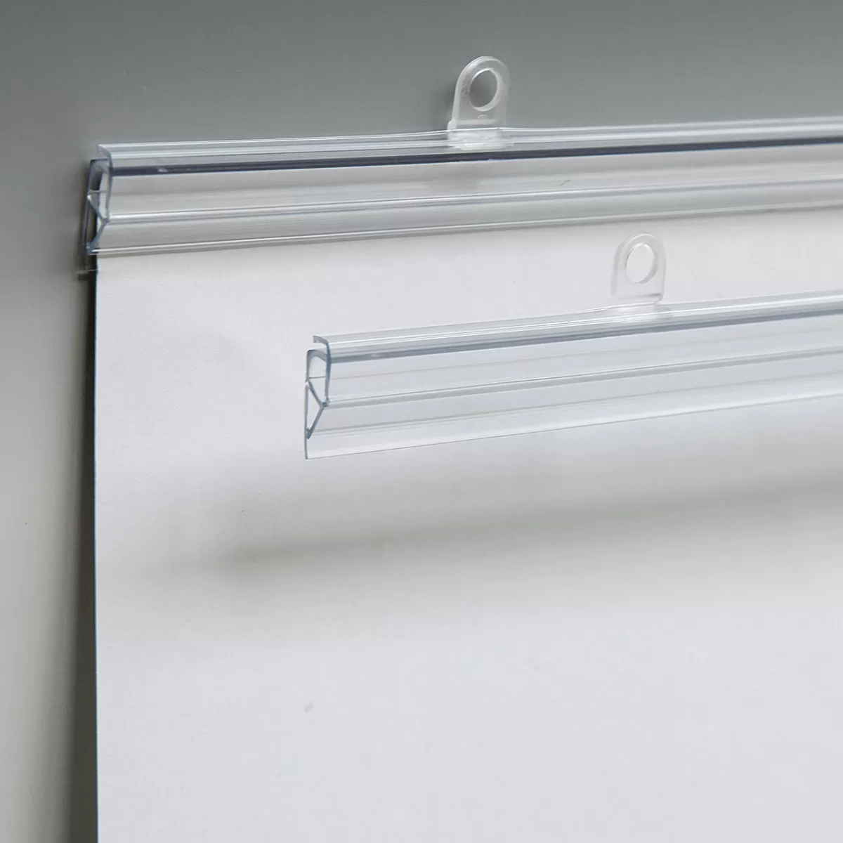 Outlet DecoWoerner Klemmleisten-Set, Klar, 100 Cm Lang transparent