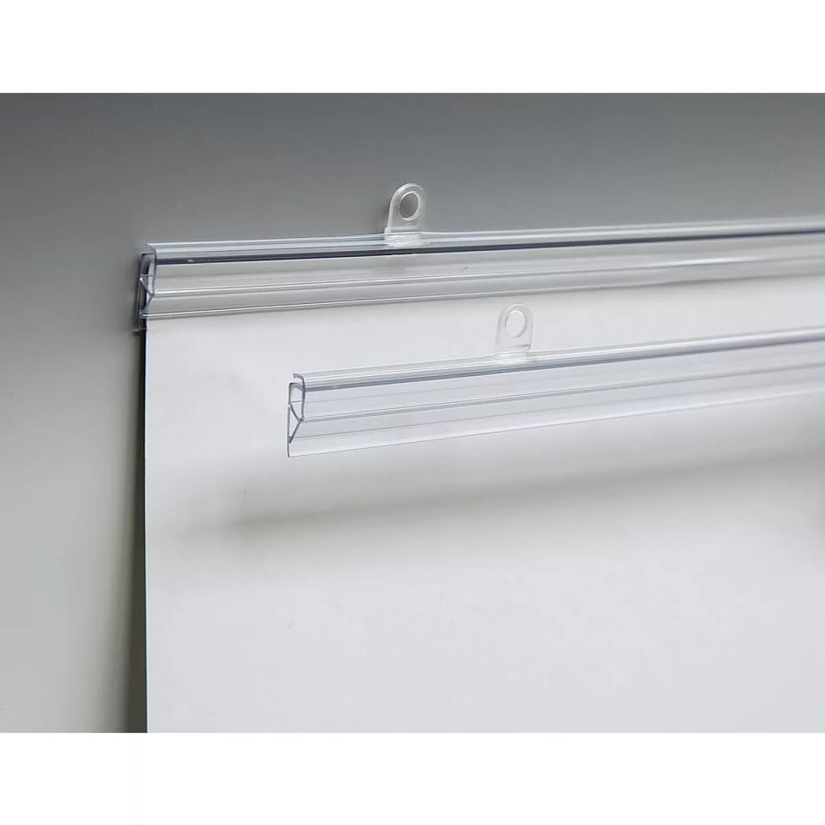 Outlet DecoWoerner Klemmleisten-Set, Klar, 100 Cm Lang transparent