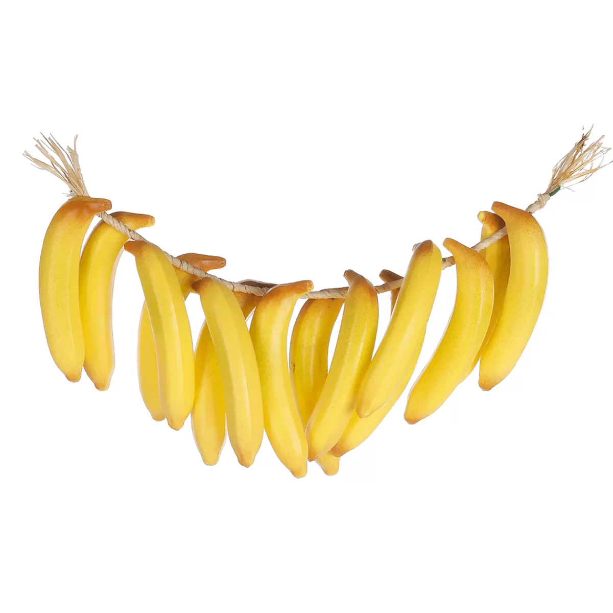 Best DecoWoerner Künstliche Bananen-Ranke 60 Cm gelb