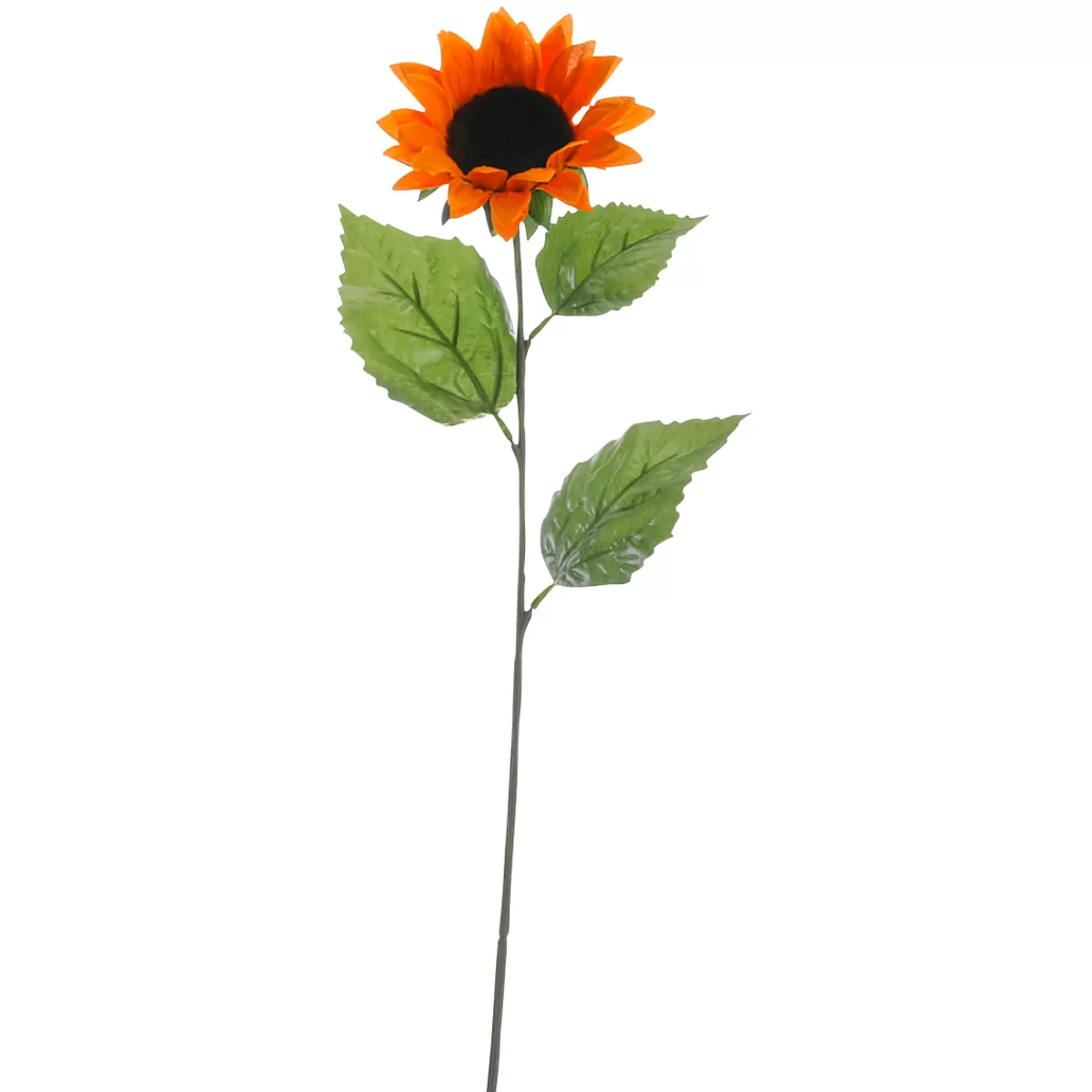 Discount DecoWoerner Künstliche Deko-Sonnenblume 68 Cm orange